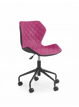 MATRIX children chair, color: black / pink DIOMMI V-CH-MATRIX-FOT-RÓŻOWY DIOMMI60-21498