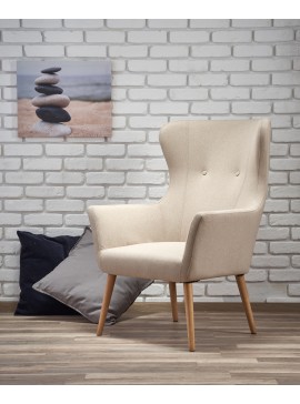 COTTO leisure chair, color: beige DIOMMI V-CH-COTTO-FOT-BEŻOWY DIOMMI60-20549