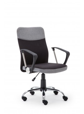 TOPIC o. chair, color: black / grey DIOMMI V-CH-TOPIC-FOT-POPIEL DIOMMI60-21892