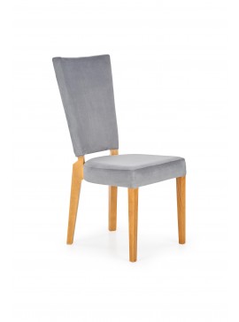 ROIS chair, color: honey oak / grey DIOMMI V-PL-N-ROIS-KR-D.MIODOWY/POPIEL DIOMMI60-22600