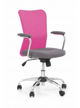 ANDY chair color: grey/pink DIOMMI V-CH-ANDY-FOT-RÓŻOWY DIOMMI60-20332