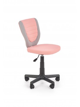 TOBY children chair, color: grey / pink DIOMMI V-CH-TOBY-FOT-RÓŻOWY