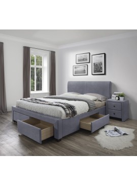 MODENA 3 bed with drawers, color: grey DIOMMI V-CH-MODENA_3-LOZ-POPIEL DIOMMI60-21554