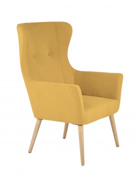 COTTO leisure chair, color: mustard DIOMMI V-CH-COTTO-FOT-MUSZTARDOWY DIOMMI60-20552