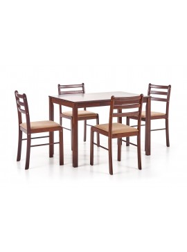 NEW STARTER table + 4 chairs DIOMMI V-CH-STARTER_NEW_2-ESPRESSO DIOMMI60-21852