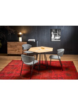 HERMAN table natural/black DIOMMI V-CH-HERMAN-ST DIOMMI60-20859