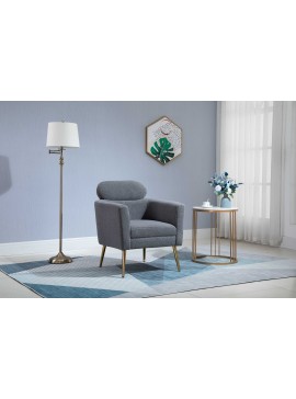 MELISA  leisure armchair cream / gold DIOMMI V-CH-MELISA-FOT-POPIEL DIOMMI60-21511