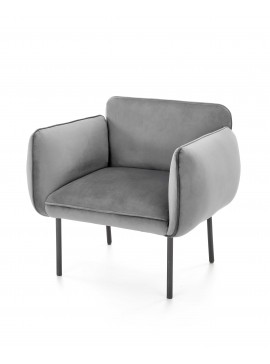BRASIL leisure armchair grey/ black DIOMMI V-CH-BRASIL-FOT-POPIELATY DIOMMI60-20453