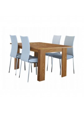 Τραπέζι "ΦΑΙΗ" ανοιγόμενο σε χρώμα ανιγκρέ 120+40x72x78  SB 80-ANIGRE