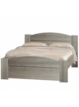 Κρεβάτι "ΚΥΜΑ" ημίδιπλο σε χρώμα σταχτί 110x190  SB 48-STAXTI