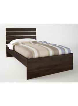 Κρεβάτι "ΝΟΤΑ" μονό σε χρώμα βέγγε 90x190  SB G51-WENGE