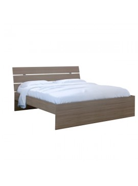 Κρεβάτι "ΝΟΤΑ" διπλό σε χρώμα σταχτί 150x200  SB G54-STAXTI