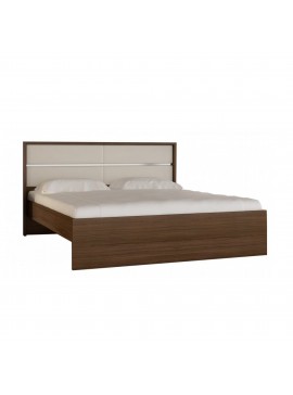 Κρεβάτι "ΟΝΕΙΡΟ" διπλό σε χρώμα καρυδί 150x200  SB G50-KARYDI