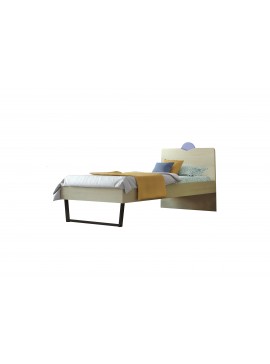 Παιδικό κρεβάτι "ΑΝΑΤΟΛΗ" ημίδιπλο σε χρώμα δρυς-σιελ 110x190  SB 95C-MPLE