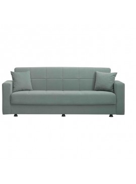 Καναπές κρεβάτι τριθέσιος πράσινος DAVE Mήκος 214 Πλάτος 78 Ύψος 78 Artekko 783-3077