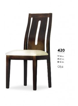 ΒΙΟΤΡΑΠ Καρέκλα ξύλινη 420 Βιοτράπ Οξυά LETO-XLS47-1