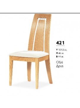 ΒΙΟΤΡΑΠ Καρέκλα ξύλινη 421 Βιοτράπ Οξυά LETO-NSG75-2