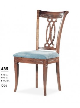 ΒΙΟΤΡΑΠ Καρέκλα ξύλινη 435 Βιοτράπ Οξυά LETO-NSG83-2
