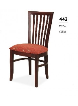 ΒΙΟΤΡΑΠ Καρέκλα ξύλινη 442 Βιοτράπ Οξυά LETO-XLS59-1