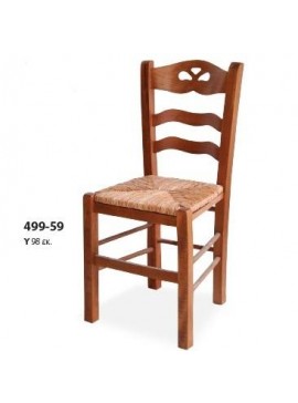 ΒΙΟΤΡΑΠ Καρέκλα ξύλινη 499 Βιοτράπ ΟΞΙΑ  LETO-NSG271