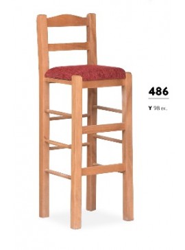 ΒΙΟΤΡΑΠ Ξύλινη καρέκλα-σκαμπό 486 Βιοτράπ Οξυά LETO-XLS98-1