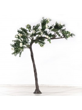 Supergreens Τεχνητό Δέντρο Πράσινο με Λευκά Άνθη 320 εκ.Χρώμα Λευκό Mήκος  Πλάτος 270 Υψος 320 SUPER-6930-6