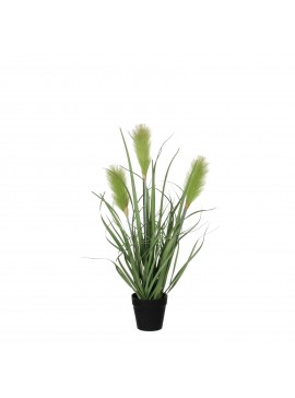 Supergreens Τεχνητό Φυτό Χορτάρι με Πούπουλα 53 εκ.Χρώμα Πράσινο Mήκος 30 Πλάτος 17 Υψος 53 SUPER-5750-6