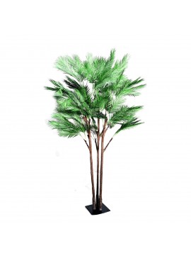 Supergreens Τεχνητό Δέντρο Φοίνικας Χαμαιδωρέα 250εκ.Χρώμα Πράσινο Mήκος  Πλάτος 180 Υψος 250 SUPER-6380-6