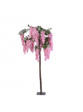 Supergreens Τεχνητό Δέντρο Γλυσίνια Ροζ 160 εκ.Χρώμα Ροζ Mήκος  Πλάτος  Υψος 160 SUPER-7380-6