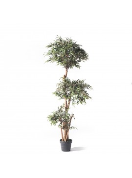 Supergreens Τεχνητό Δέντρο Ρούσκος 150 εκ.Χρώμα Πράσινο Mήκος  Πλάτος  Υψος 150 SUPER-8680-6