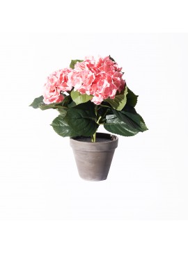 Supergreens Τεχνητό Φυτό Ορτανσία Ροζ 40 εκ.Χρώμα Ροζ Mήκος 35 Πλάτος 35 Υψος 40 SUPER-7190-6