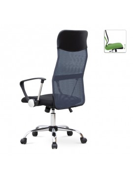 Καρέκλα γραφείου Marco Megapap με ύφασμα Mesh χρώμα γκρι - μαύρο 62x59x110/120εκ. 0223105
