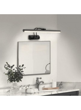 Απλίκα καθρέπτη μπάνιου LED Laura Megapap μεταλλική μαύρο 45εκ. 0227109