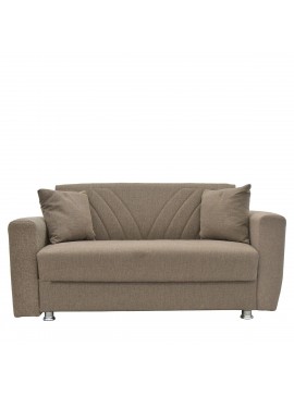 Καναπές Κρεβάτι Διθέσιος JUAN Καφέ 151x82x80cm Arte-14210004