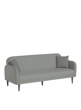 Καναπές Κρεβάτι Τριθέσιος LUKAS Ανοιχτό Γκρι 210x85x84cm Arte-14210233
