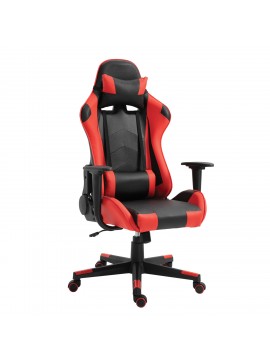 Καρέκλα Γραφείου Gaming NAVAN Κόκκινο/Μαύρο PVC 68x53x122-131cm Arte-14730004