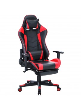 Καρέκλα Γραφείου Gaming SLIGO Κόκκινο/Μαύρο PVC 70x55x122-131cm Arte-14730013