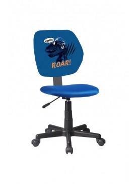 WOODWELL BF2745 DINOSAUR Καρέκλα Γραφείου Παιδική Μπλε 40x49x78/90cm ΕΟ202