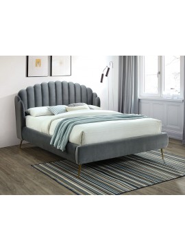Επενδυμένο κρεβάτι Calabria 160x200 με Βελούδο σε χρώμα Γκρι DIOMMI CALABRIAVSZZL DIOMMI80-1561