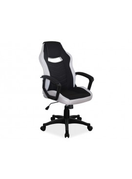 Καρέκλα γραφείου CAMARO μαύρη/γκρι 106-116x44-54x59x49 DIOMMI 80-322