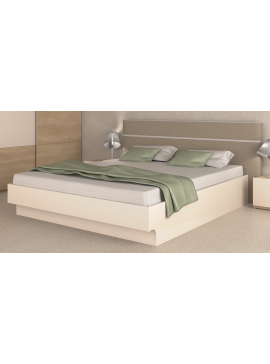 Κρεβάτι ξύλινο με δερμάτινη/ύφασμα CAPRICE 180x190 DIOMMI 45-143 DIOMMI45-143