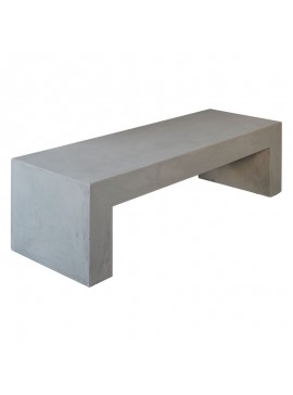 WOODWELL CONCRETE Πάγκος Cement Grey 150x40x40cm Ε6202