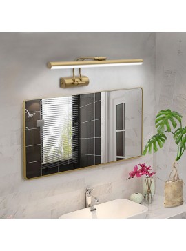 Απλίκα καθρέπτη μπάνιου LED Laura Megapap μεταλλική χρώμα χρυσό ματ 60εκ. 0227104 arte-0227104