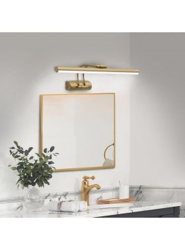 Απλίκα καθρέπτη μπάνιου LED Laura Megapap μεταλλική χρώμα χρυσό ματ 45εκ. 0227107 arte-0227107