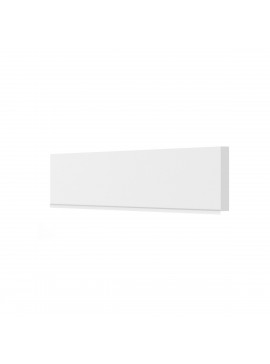 Ξύλινη Μπάζα Λευκή 120x10cm GR-101-00039