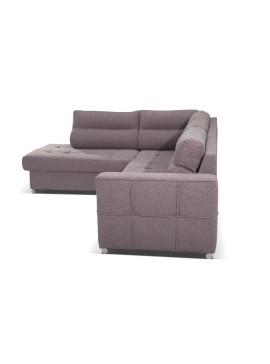 Matis Γωνιακός καναπές Lisabon 3 στοιχείων με αποθηκευτικό και κρεβάτι Δεξιά φορά 270x222x95εκ. Matis283
