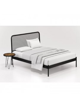 KS Strom  Μεταλλικό Κρεβάτι Υπέρδιπλο 150x200cm Kouppas Grid Bed Με Επιλογή Χρώματος BEST-5123920