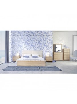 Savvidis Furniture  Κρεβάτι N6 για στρώμα 160x200 Λάττε BEST-30335