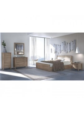 Savvidis Furniture  Σετ Κρεβατοκάμαρας RollTechnic N26A Με Μπαούλο 6τμχ(κρεβάτι για στρώμα 160x200cm με τάβλες, 2 κομοδίνα, τουαλέτα και καθρέφτης) Με Επιλογή Χρώματος BEST-30079