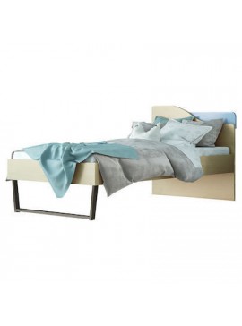 SarrisBros  Κρεβάτι Παιδικό Ημίδιπλο Τόξο για στρώμα 110x190cm Δρυς-Σιέλ BEST-103017